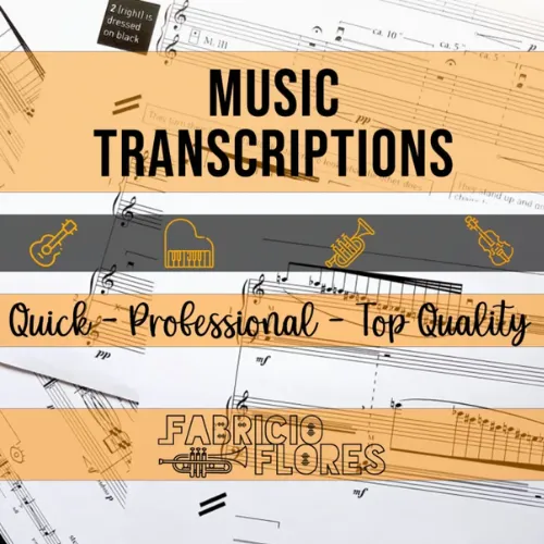 I will do amazing music transcriptions for you